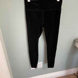 Athleta elation ultra high rise velvet leggings